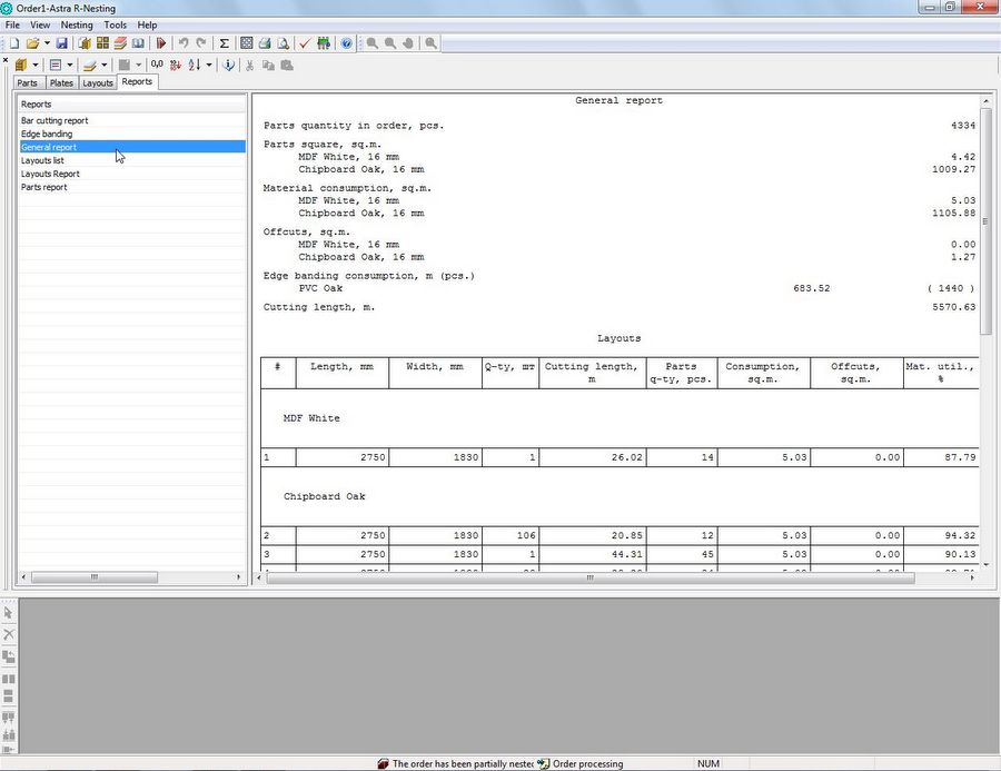 Astra R-Nesting software